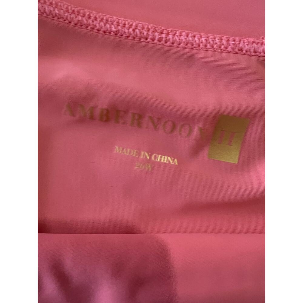 Ambernoon II By Dr. Erum Ilyas UPF 50 Wrap Swim Skirt CORAL NWT SIZE 26W - Picture 7 of 8